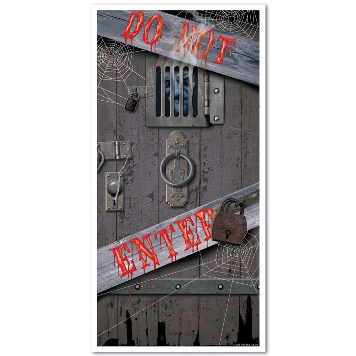 Beistle Indoor Decor Haunted Halloween Door Cover 1 Beistle Indoor Decor Haunted Halloween Door Cover