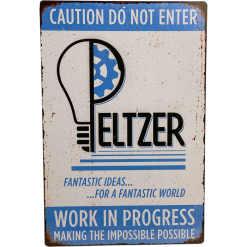 Trick Or Treat Studios Gremlins - Peltzer Workshop Metal Sign