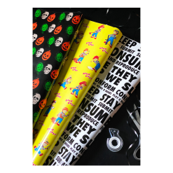 Trick Or Treat Studios Wrapped In Terror Wrapping Paper - Child's Play 2 Licensed Halloween Decor