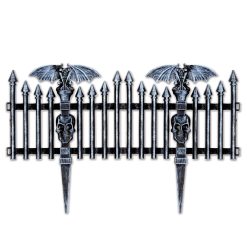 Beistle Plastic Gothic Fence Party Supplies