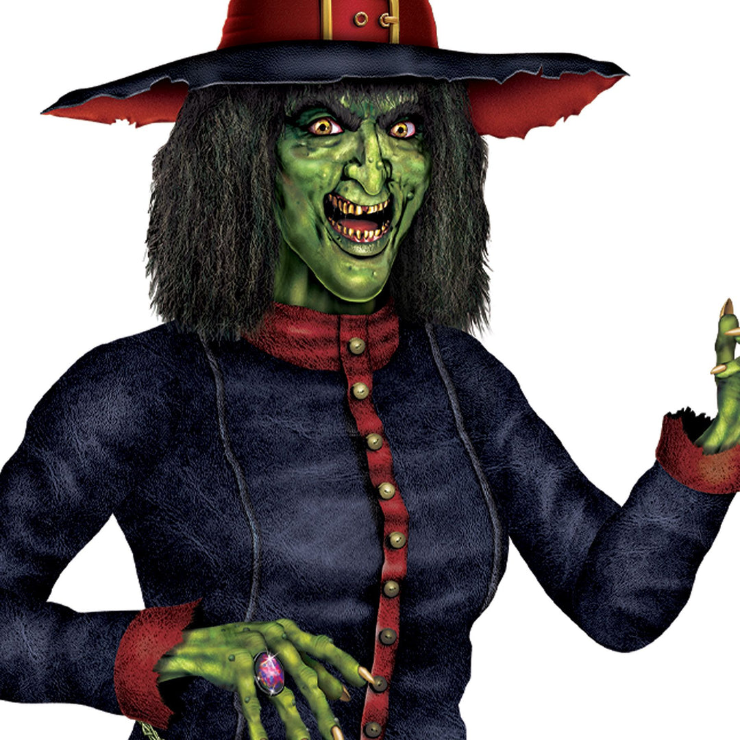 Beistle Jointed Witch Cutout 74" 3 Beistle Jointed Witch Cutout 74"