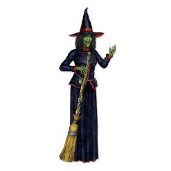 Beistle Jointed Witch Cutout 74"