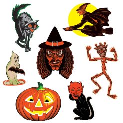 Beistle Vintage Halloween - Classic Halloween Cutouts
