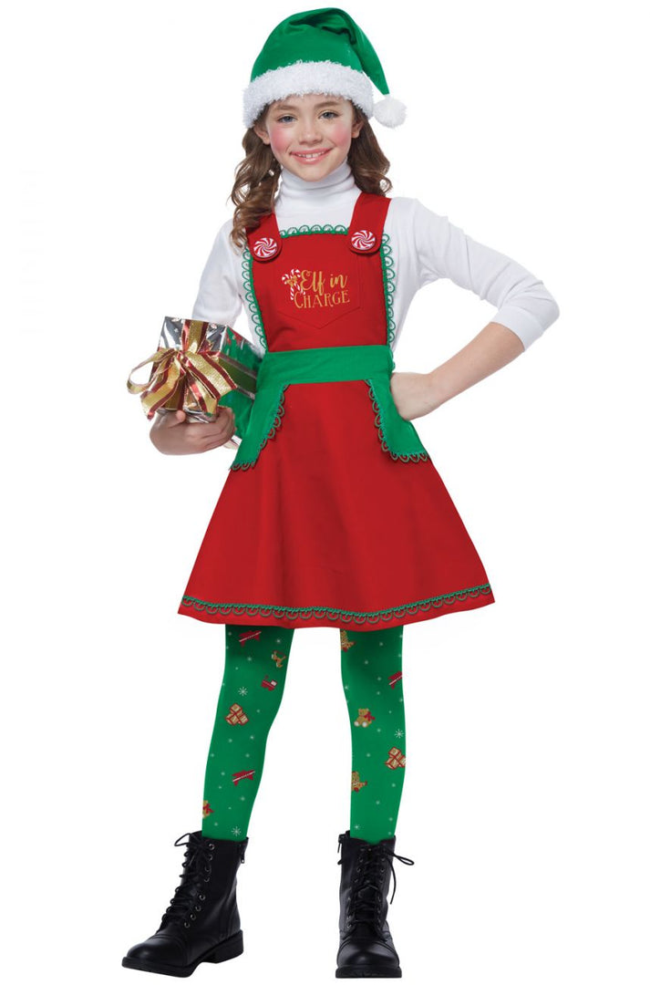 California Costumes Elf In Charge Children's Costume Santa's Helpers 1 California Costumes Elf In Charge Children's Costume Santa's Helpers