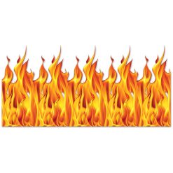 Beistle Party Supplies Flame Backdrop