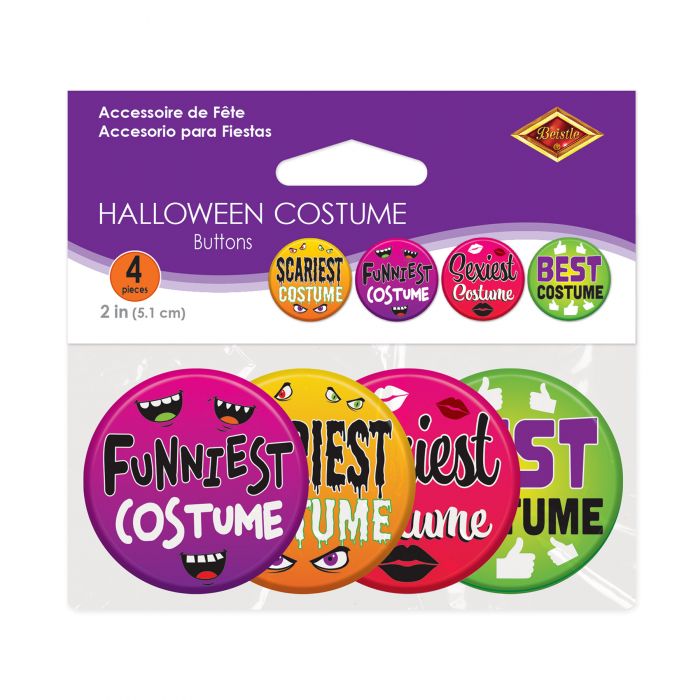 Beistle Party Supplies Halloween Costume Buttons 3 Beistle Party Supplies Halloween Costume Buttons