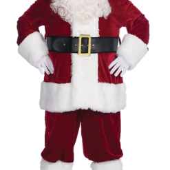 Halco Burgundy Velveteen Santa Claus Suit Christmas Accessories
