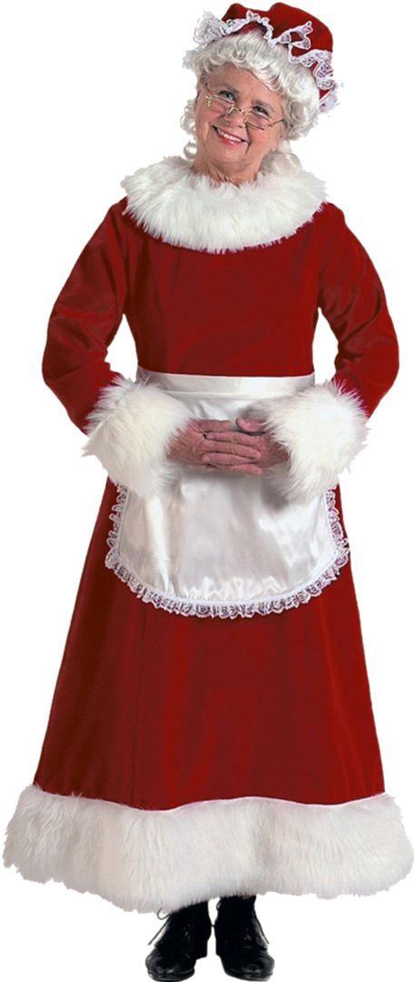 Halco Deluxe Mrs. Claus Costume Mrs. Claus Costumes 1 Halco Deluxe Mrs. Claus Costume Mrs. Claus Costumes