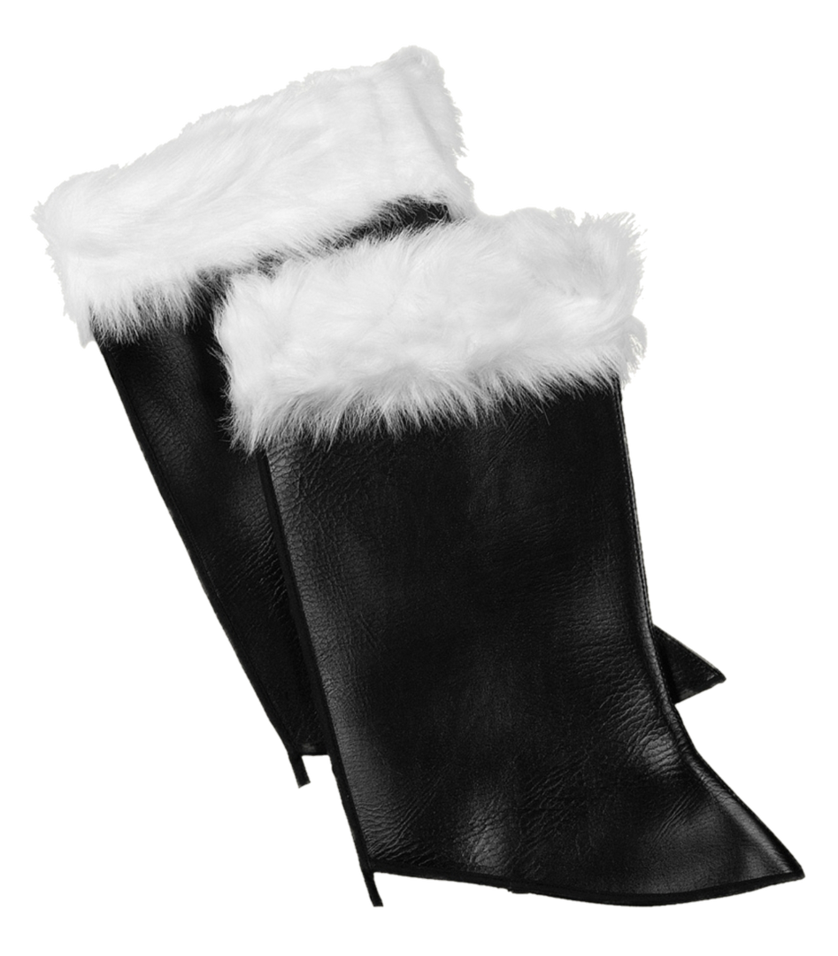 Halco Christmas Accessories Professional Naugahyde Santa Claus Boot Tops 1 Halco Christmas Accessories Professional Naugahyde Santa Claus Boot Tops