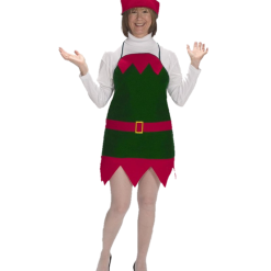 Halco Christmas Accessories Elf Apron And Hat Set