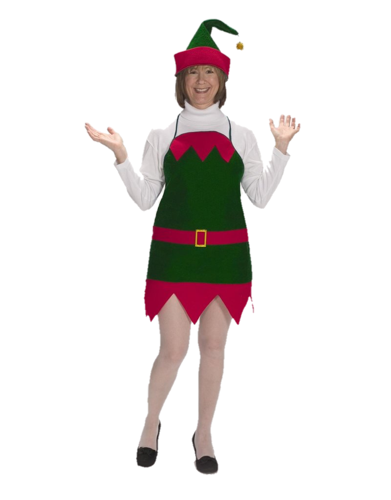 Halco Christmas Accessories Elf Apron And Hat Set 1 Halco Christmas Accessories Elf Apron And Hat Set
