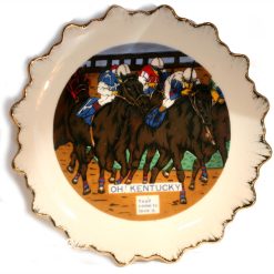 Caufields Equestrian Gifts Ceramic Kentucky Plate