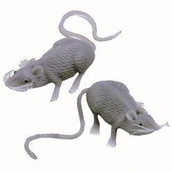 Dillon Indoor Decor Grey Mouse- 3 Inch W/Tail- Rubberized Plastic