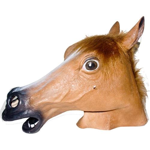 Dillon Brown Horse Mask- Adult Size Horse Racing Decor And Accessories 1 Dillon Brown Horse Mask- Adult Size Horse Racing Decor And Accessories
