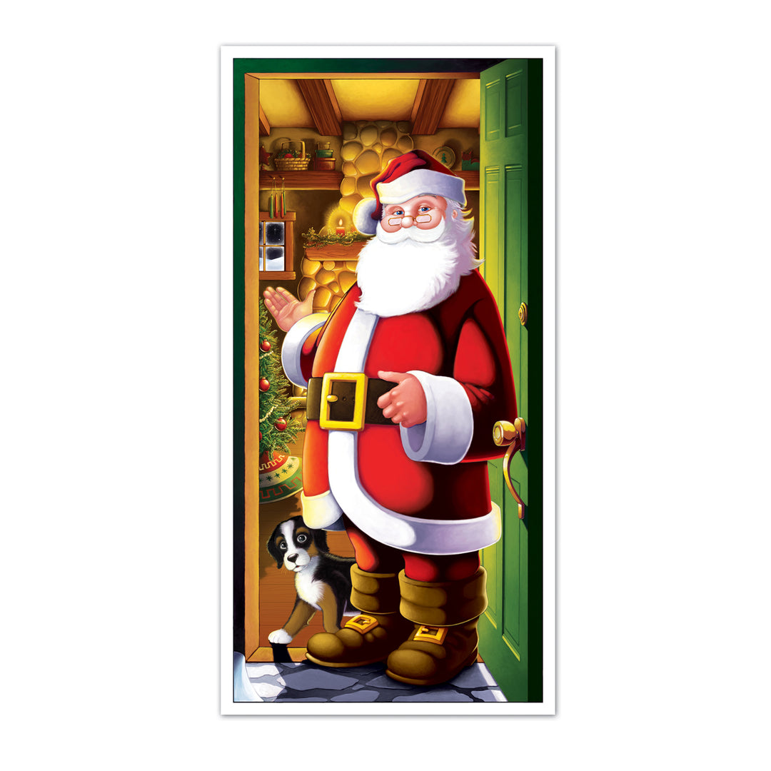 Beistle Christmas Decorations Santa Claus Door Cover 1 Beistle Christmas Decorations Santa Claus Door Cover