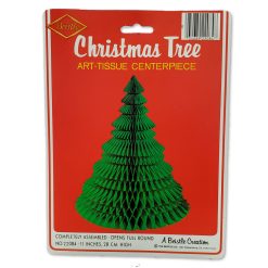 Beistle True Vintage - Christmas Tree Art-Tissue Centerpiece Christmas Decorations