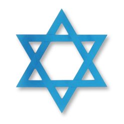 Beistle Hanukkah Foil Star Of David Cutout