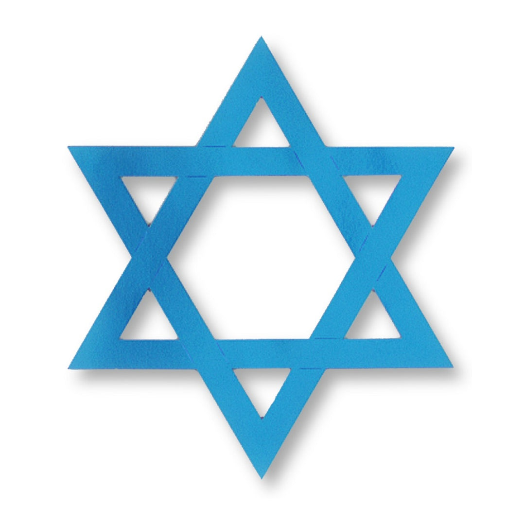 Beistle Hanukkah Foil Star Of David Cutout 1 Beistle Hanukkah Foil Star Of David Cutout
