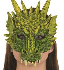 JHats Green Dragon Mask