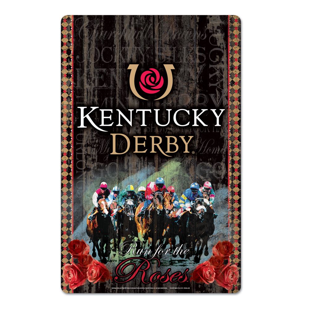 Wincraft Kentucky Derby Wooden Sign 1 Wincraft Kentucky Derby Wooden Sign