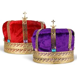 Sunnywood King's Crown - Gold W/Jewels Hats And Crowns