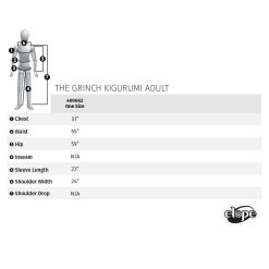 Elope Dr. Seuss' The Grinch - Adult Kigurumi