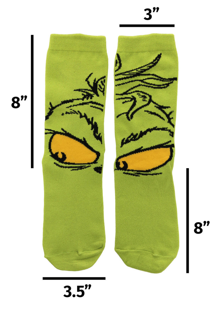 Elope Dr. Seuss' The Grinch - Character Crew Socks 5 Elope Dr. Seuss' The Grinch - Character Crew Socks
