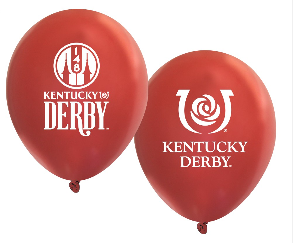 Westrick Kentucky Derby 148 - 11" Latex Balloons 10/Pkg 148th Kentucky Derby Merchandise 1 Westrick Kentucky Derby 148 - 11" Latex Balloons 10/Pkg 148th Kentucky Derby Merchandise