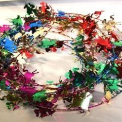 Party Deco Horse Racing Decor And Accessories Horse And Jockey Metallic Garland