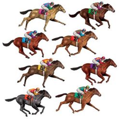 Beistle Insta-Theme Race Horse Props Horse Racing Decor And Accessories