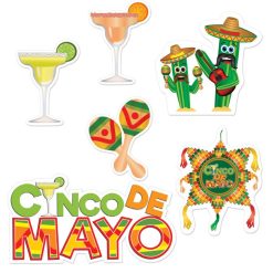 Beistle Party Supplies Cinco De Mayo Cutouts