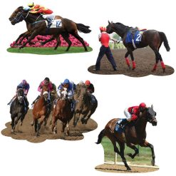 Beistle Horse Racing Decor And Accessories Horse Racing Cutouts