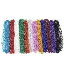 Rhode Island Novelty Copy Of 33" 7MM Metallic Beads