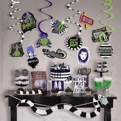 Amscan Beetlejuice - 24pc Room Decorating Kit