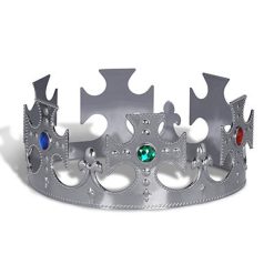 Beistle Royal King's Crown - Silver Hats And Crowns