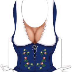 Beistle Plastic Fraulein Vest Oktoberfest