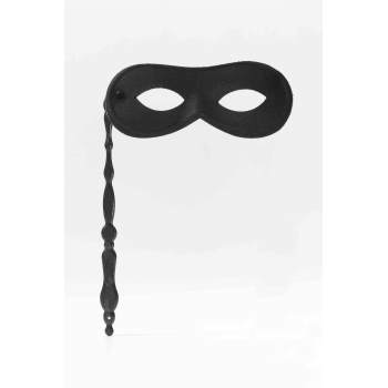 Forum Novelties Half Masks Half Mask - Domino On Stick Black 1 Forum Novelties Half Masks Half Mask - Domino On Stick Black