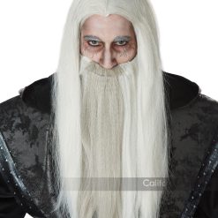 California Costumes Dark Wizard Wig Santa Wig And Beard Sets
