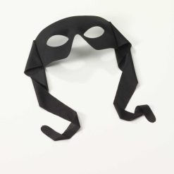 Forum Novelties Half Mask - Super Hero Black Half Masks
