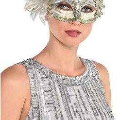 Amscan Half Masks Half Mask - Jeweled Parisian