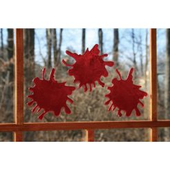Fun World 3-D Bloody Window Decor 18" Wide 7 Fun World 3-D Bloody Window Decor 18