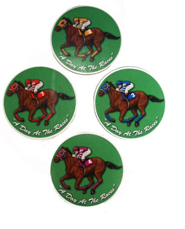 Caufields A Day At The Races 8/pk Coaster Set 1 Caufields A Day At The Races 8/pk Coaster Set