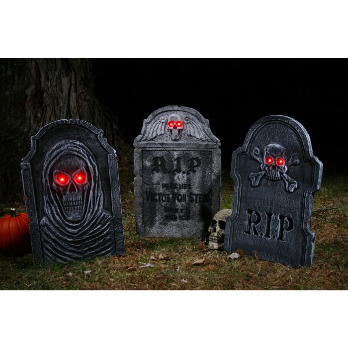 Fun World 22" Light-Up Tombstones 1 Fun World 22" Light-Up Tombstones