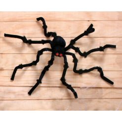 Fun World 50" Plush Black Spider Cemetery