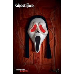 Fun World Haunting Props 22" Ghost Face Light-Up Plaque