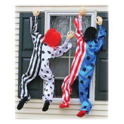 Fun World Haunting Props 5 Foot Creepy Climbing Clown
