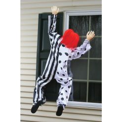 Fun World Haunting Props 5 Foot Creepy Climbing Clown