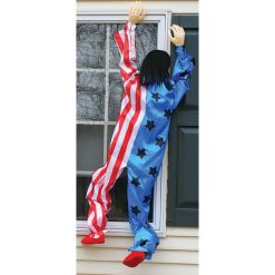 Fun World Haunting Props 5 Foot Creepy Climbing Clown