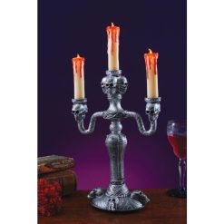 Fun World Haunting Props 14" LED Haunted Mansion Candelabra