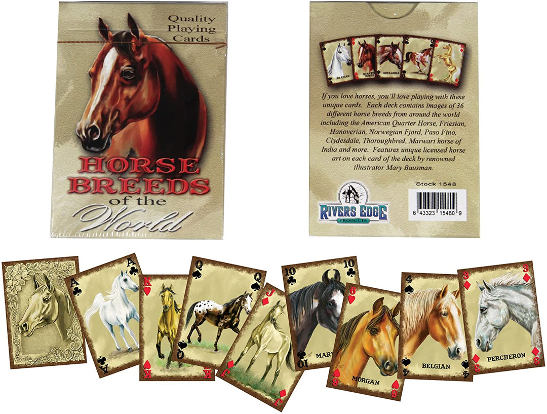 Rivers Edge Horse Playing Cards Equestrian Gifts 1 Rivers Edge Horse Playing Cards Equestrian Gifts